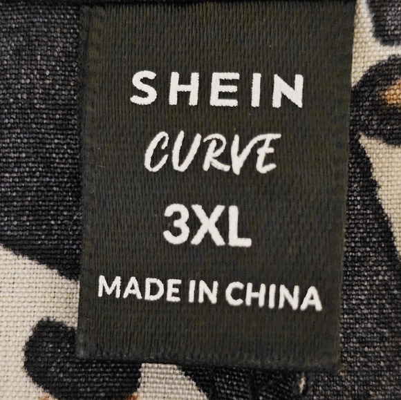 SHEIN LUNE Plus Heart ❤️ Leopard Print Dress 18W/3X - Picture 8 of 10